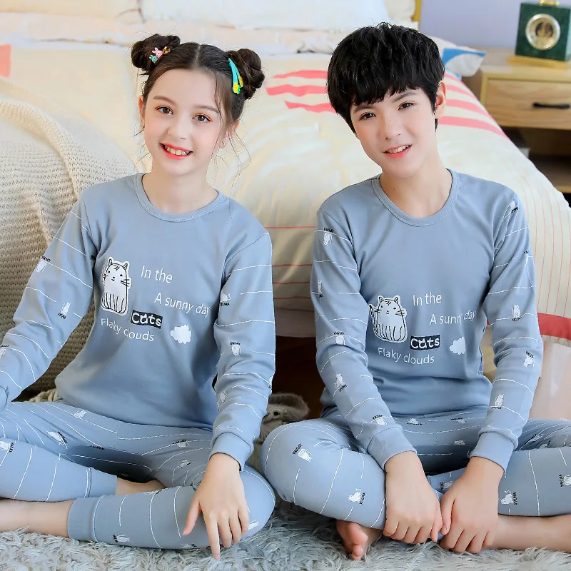 Little and Big Girls Pajamas 100% Cotton Pjs Set Kids Clothes Sleepwear Toddlers 
