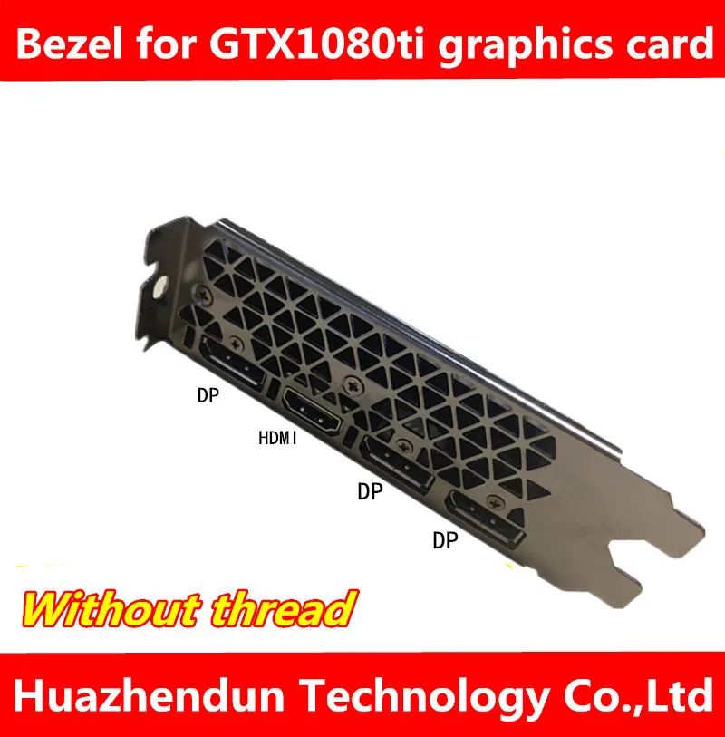 Новинка полная высота Заглушки для видеокарты NVIDIA GTX1080Ti DP + HD-MI интерфейсный