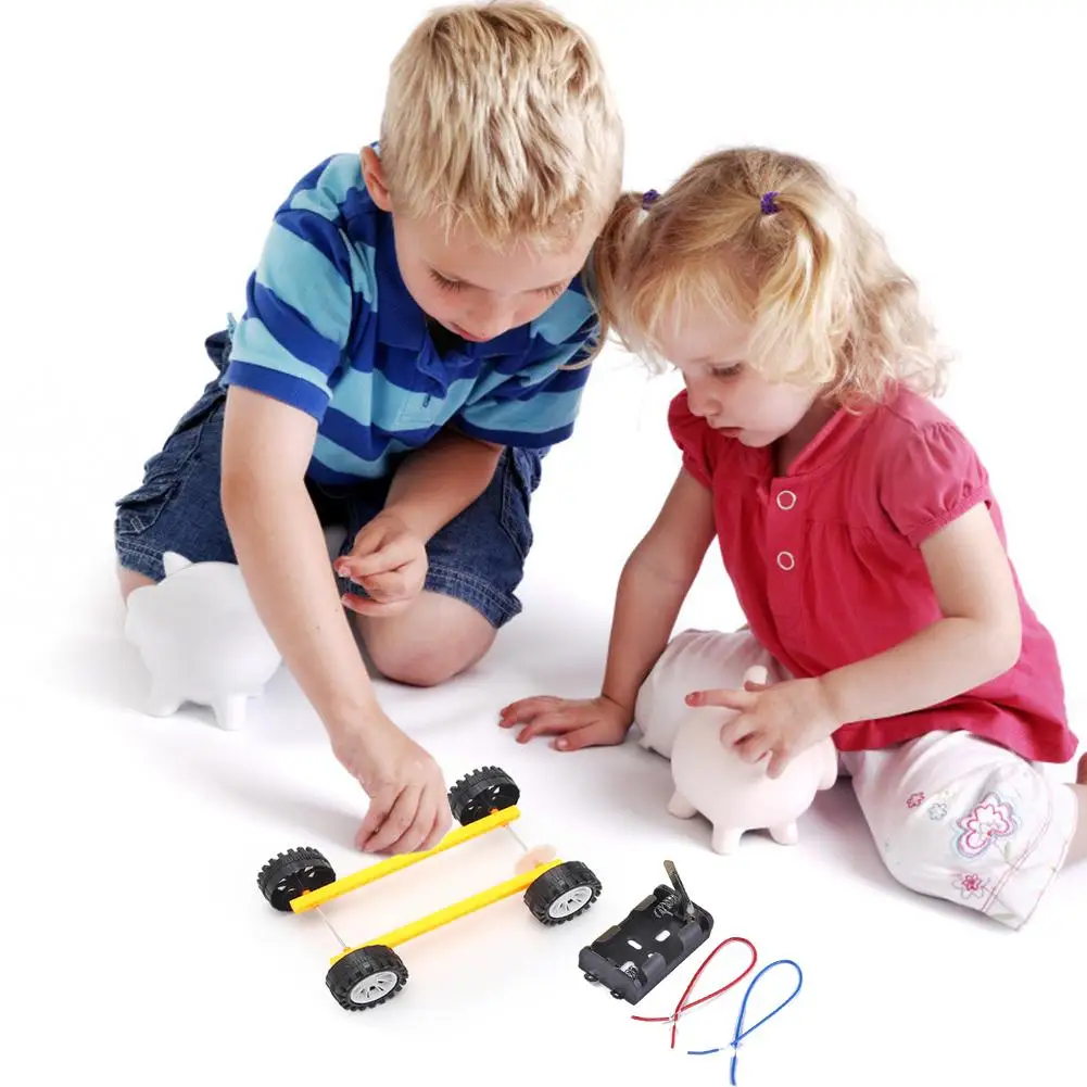 

Small Educational Toy High-quality Durable Personality Expanding Thinking Production Gear Car DIY Science Materials Kits