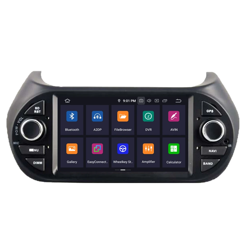 Clearance For Fiat Fiorino Qubo For Citroen Nemo For Peugeot Bipper Android 9.0 Autoradio Radio Stereo GPS Navigation Multimedia Player 3