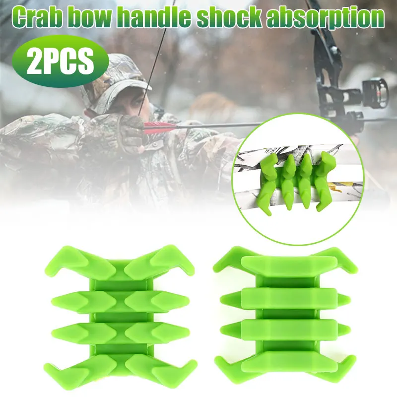 

Bow String Stabilizer Soft Silica Gel Green Shooting Archery Field Outdoor Sports Bow Shock Absorber Arrow Cat Whisker DIY