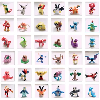 

Set (4) New arrival 4cm anime action toy figures Collection model toys for chidren pokemonal toys