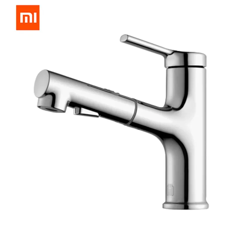 

Xiaomi mijia DABAI Bathroom Basin Sink Faucet w/ Pull Out Rinser Sprayer Gargle Brushing 2Mode Mixer Tap Cold&Hot Bathtub Faucet