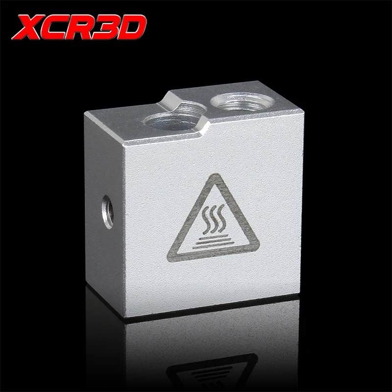 XCR3D 3D Printer Parts Volcano V2 Aluminum Heated Block for E3D Hotend Extruder V6 Silicone Sock Heating Thermistor Heater | Компьютеры и