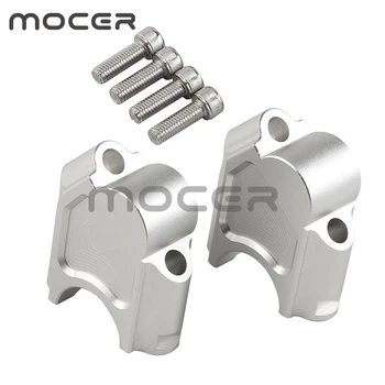 

ANAY For BMW F800GS F800GT 2008-2017 Motorcycle Handle Bar Clamp Raised Extend Handlebar Mount Riser Silver