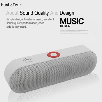 

New Mini NBY-18 Bluetooth Speaker Portable Wireless Speaker Sound System 3D Stereo Music Surround Support Bluetooth TF AUX USB