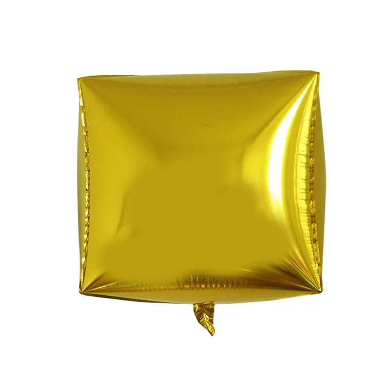 Креативные квадратные шары из фольги Радужный цветной шар высокое качество