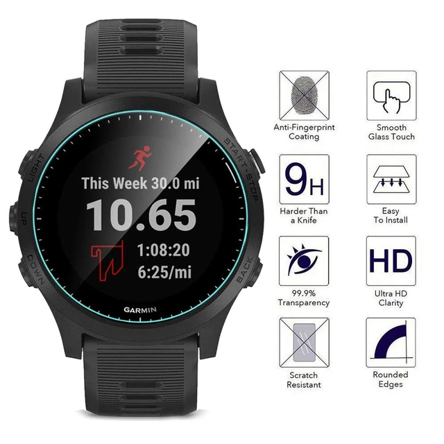 Screen Protector Garmin Forerunner 245 Music - 9h Tempered Glass Garmin  Forerunner - Aliexpress