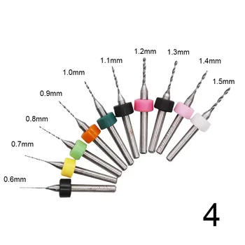 

10pcs PCB CNC Print Circuit Board Carbide Alloy Drill Bits 0.1-3.0mm Tool JA55