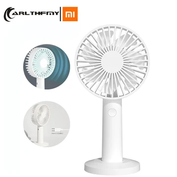 

Xiaomi Qualitell Fan Portable Handheld Fan USB Rechargeable Port Handy Small Mini Fan For Walking Taking Bus Summer Travelling