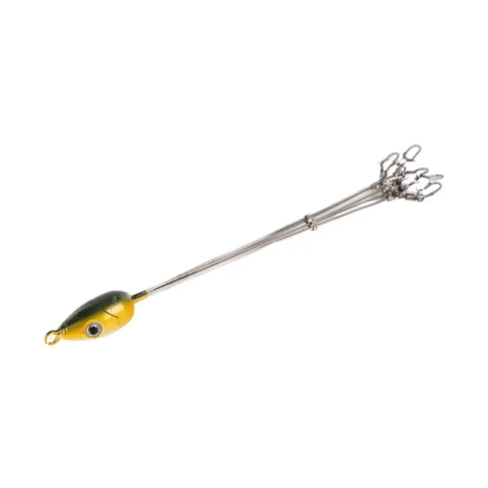 

1pcs Umbrella Fishing Lure Rig 5 Arms Alabama Rig Head Steel Swivel Stainless Tackle Bait Fishing Fishing Snap Tools Lure G H3R6
