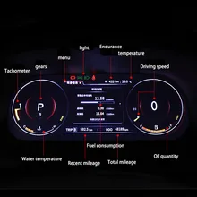 Aotsr 12.3 inch Car multimedia dashboard Modification For Toyota Land Cruiser Prado 2010-2019 Head unit Car GPS navigation playe