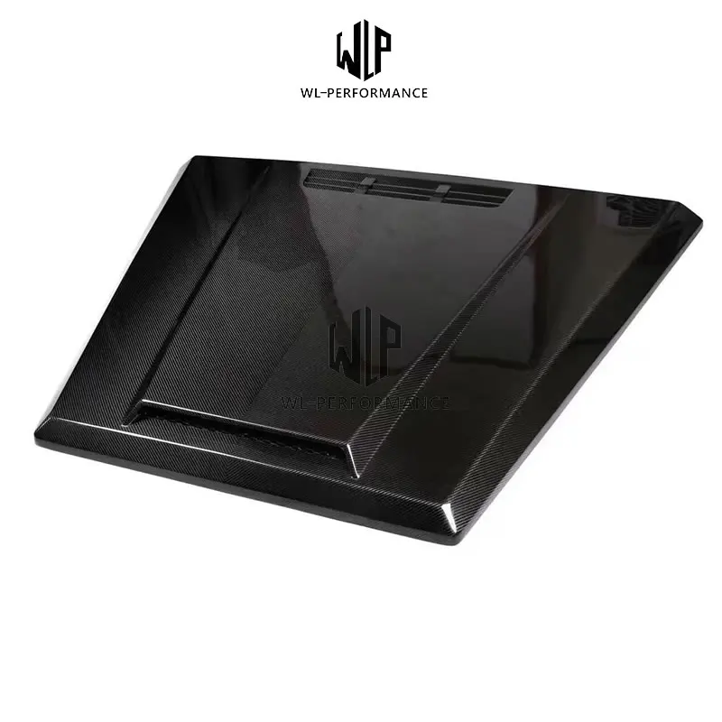 W463 G Class G500 G65 двухсторонние отверстия для капота двигателя из углеродного волокна