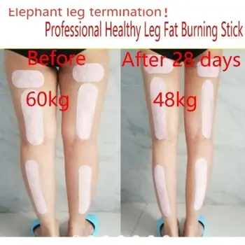 

1Box Health Herbal Leg Fat Burning Stickers Weight Loss Patches Slimming Pads Q0KD