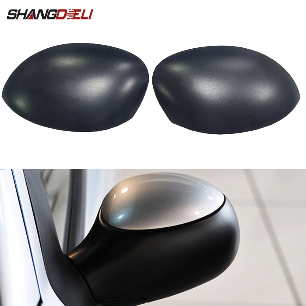 Cubierta de espejo retrovisor para coche, tapa de carcasa de espejo lateral Peugeot 207 206, accesorios de coche, 1 ud.|Espejo y coberturas| - AliExpress