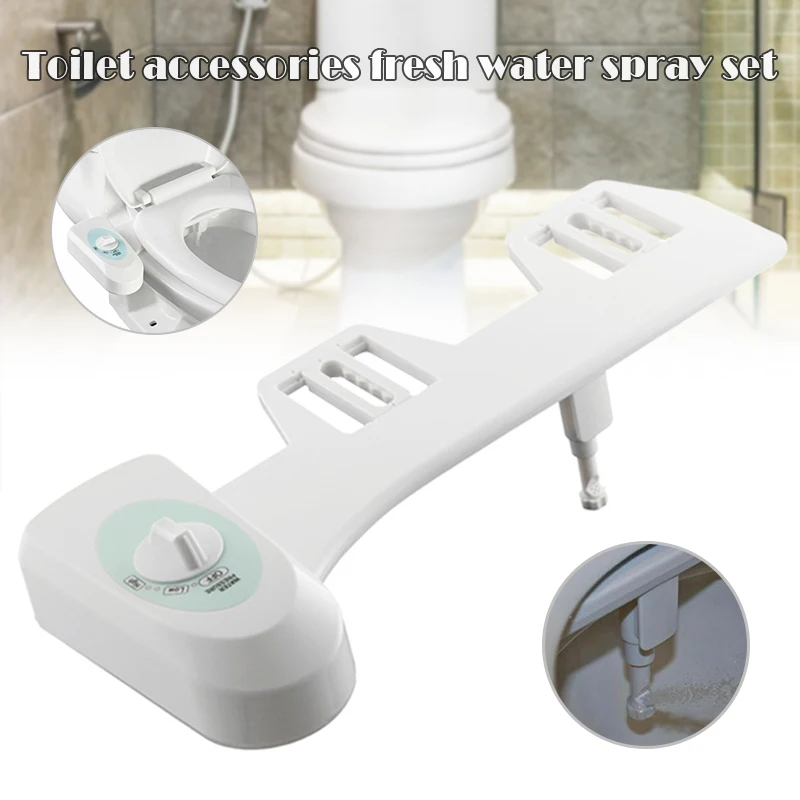 2020 Non Electric Bidet Toilet Seat Attachment Fresh Water Spray for