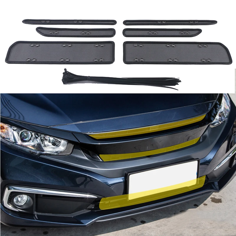 Аксессуары для Honda Civic 10th 2016 2017 2018 2019 2020 автомобиля насекомых противомоскитная