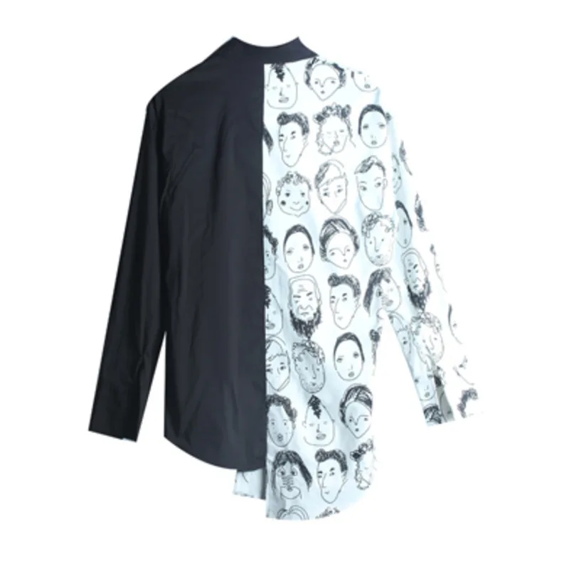 ELFSACK Puprple Panda Print Knit Korean Pullover