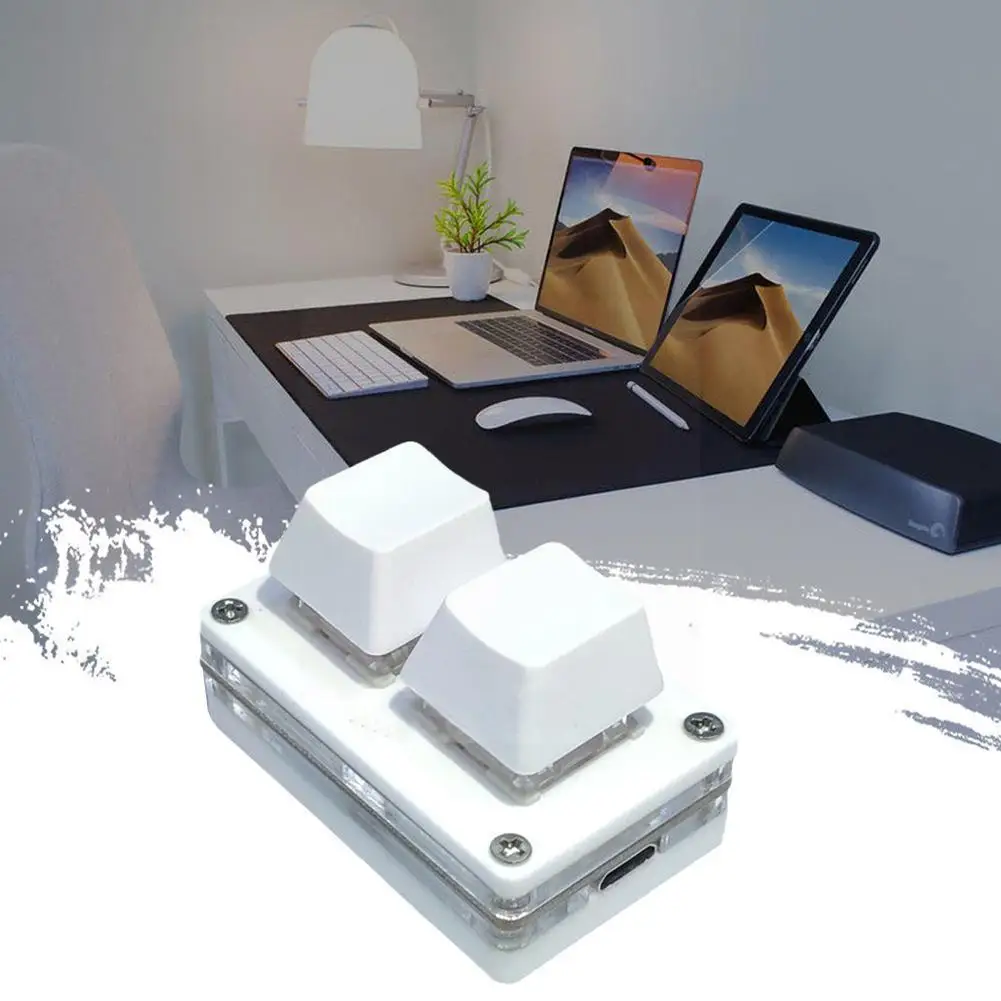 Настраиваемая мини-клавиатура 2 клавиши копировать и вставлять аудио быстрый