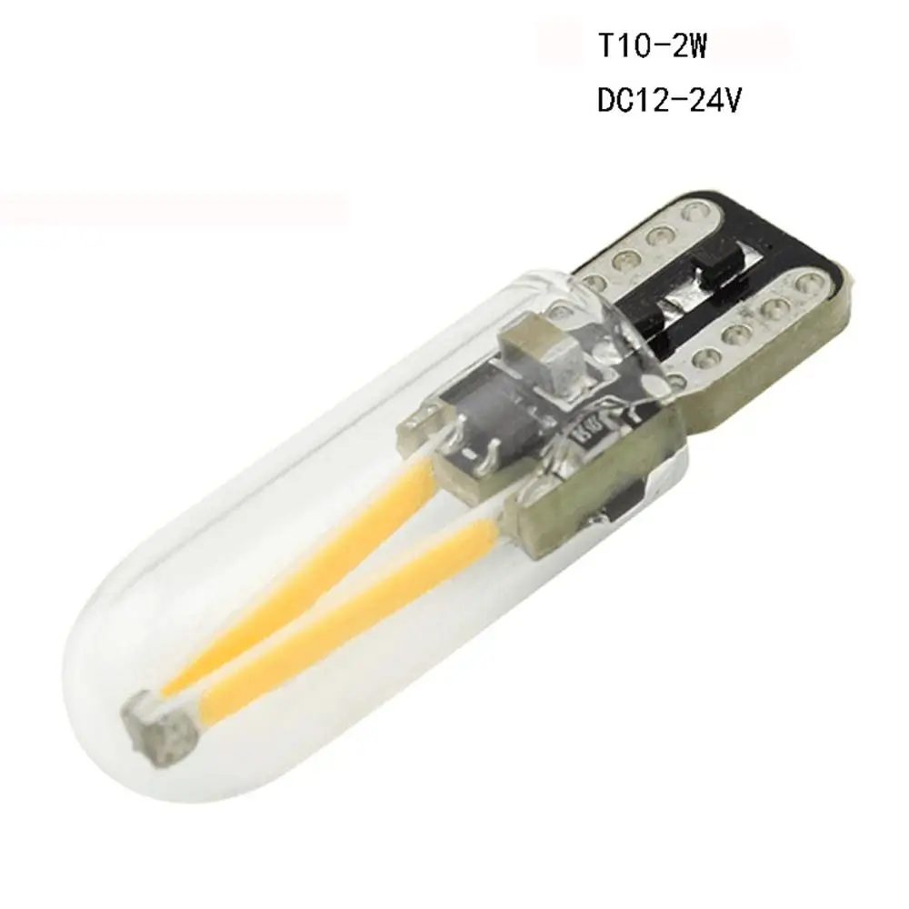 2PCS High Quality T10 Super Bright COB LED Interior Reading Dome Light Marker Lamp 12v 24v Auto Wedge Parking Bulbs | Лампы и