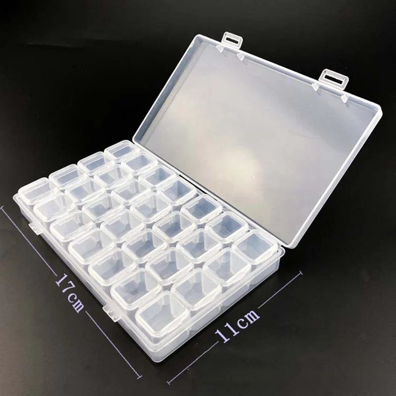 Diamond Painting Accessories Boxes Diamond Embroidery Storage Tools Tweezers Rhinestone Needlework Big Tray