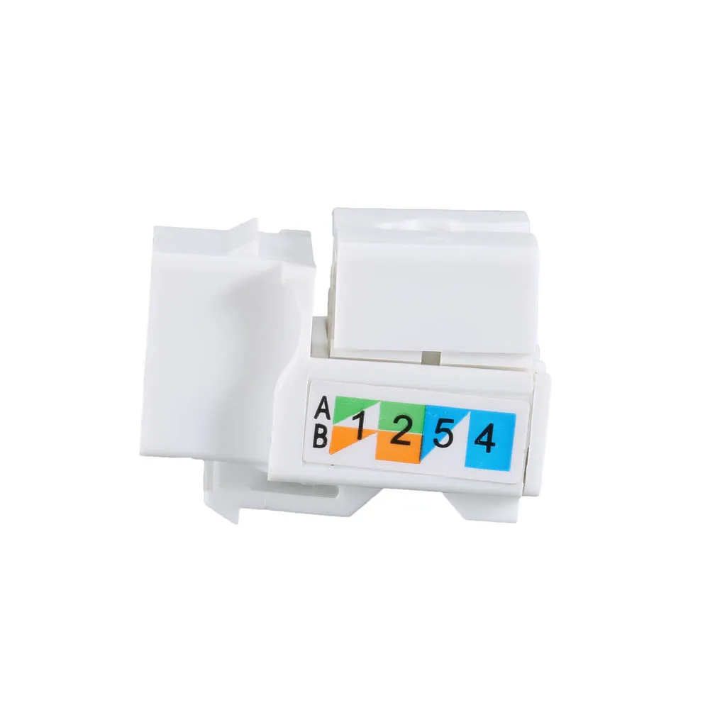 

50 Pcs Generic Cat6 RJ45 Keystone Jack Punch-Down Stand Ethernet Module Coupler OUJ99
