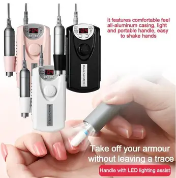

Manicure Portable Rechargeable Grinder Nail Polishing Machine Pen Type Electric Nail Remover And Manicure Grinder A104