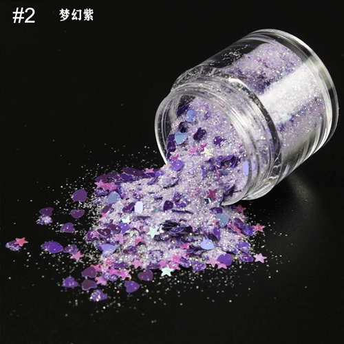 10g Loose Glitter Holographic Star Glitter Large Hair Eye Face