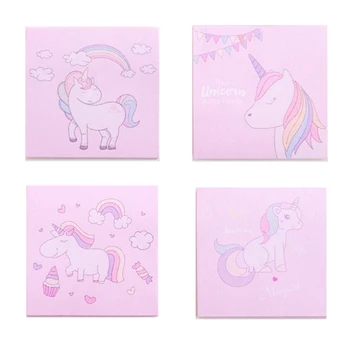 

Kawaii Pink Unicorn Post Its Sticker Student Portable Note Book Message N Times Sticker School Supplies Stationery