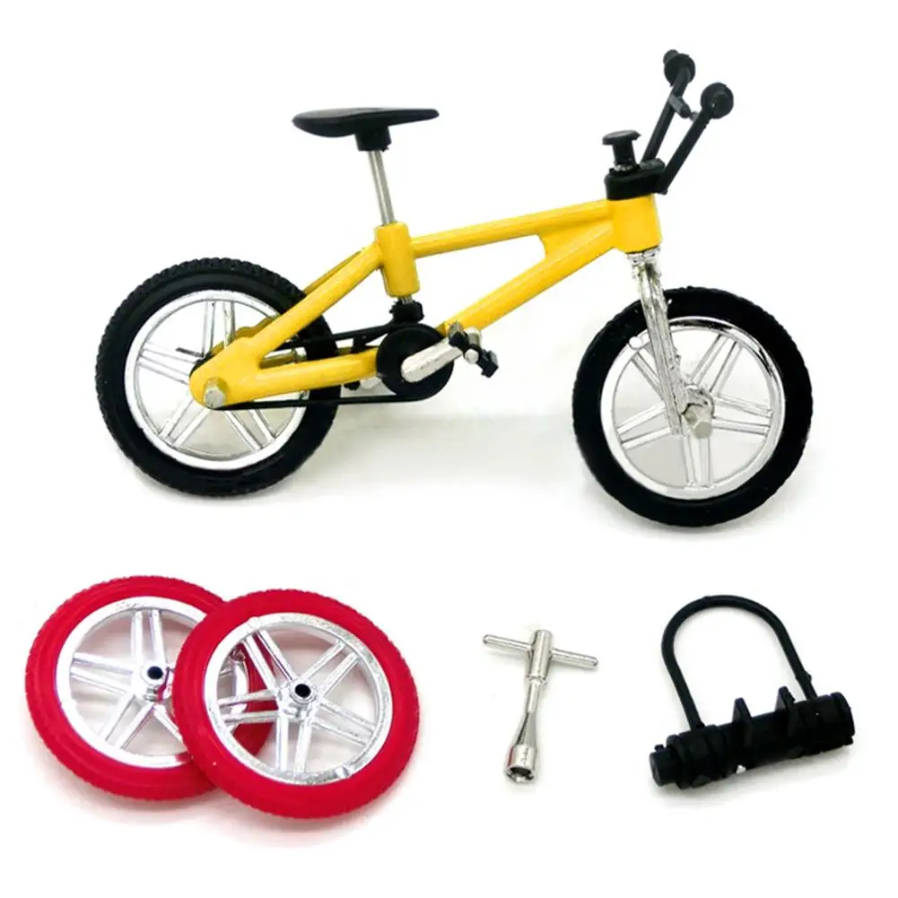 1Set Mainan Sepeda Bmx Jari untuk Anak 