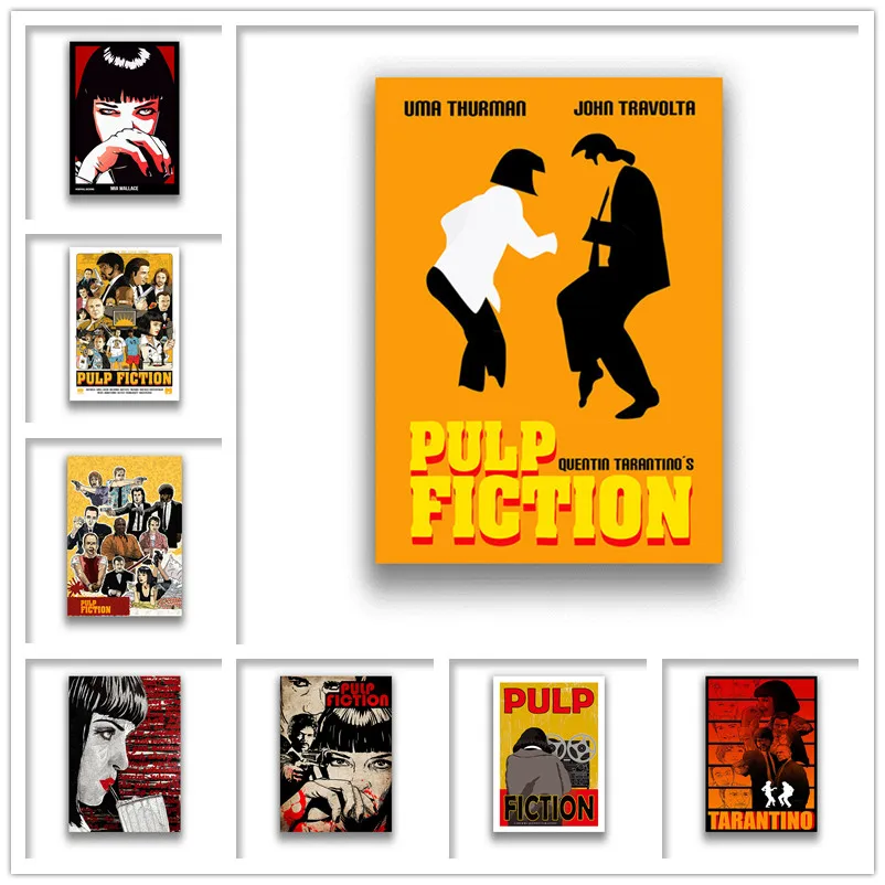 Художественная бумага Quentin Tarantino с белым покрытием печать высокое разрешение