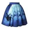 Skirt Women's Skirt Sexy Christmas Santa Printed Short Skirt Polyester Womens Skirts Summer Fashion 2020