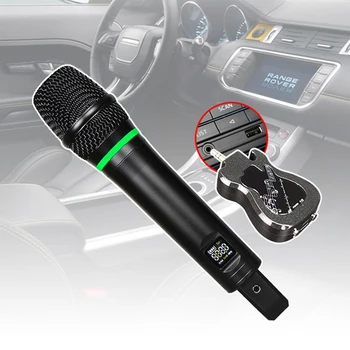 

GT200 Universal Handheld Microphone with Display U Segment with Wireless Receiver Recording Line Wireless Microphone One for Two