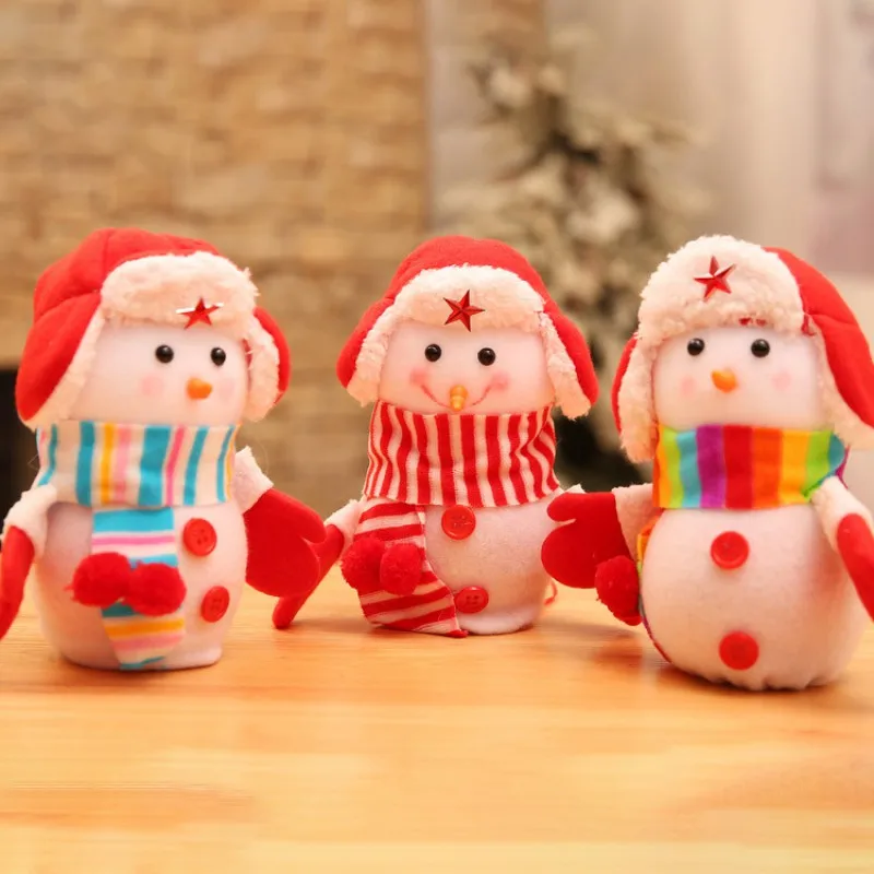 Рождество Ping An фрукты пакет Снеговик кукла игрушка Posechristmas подарок мешок канун Рождества яблоко мешок плюшевые мягкие животные день рождения