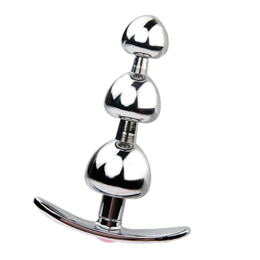 Stainless Steel Metal Jeweled Anal Butt Plug Anal Trainer Stopper Insert Adult Toys Funny Suction Cup for Couples Cosplay Games