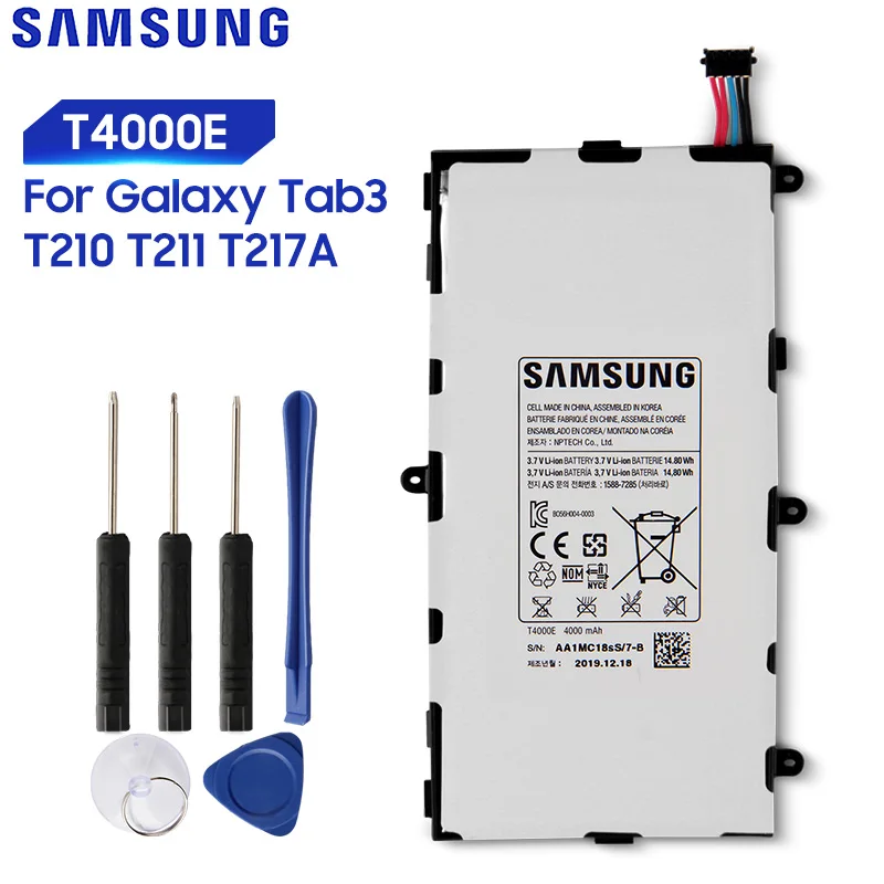 Оригинальная запасная батарея Samsung для Galaxy Tab3 7 0 T217a T210 T211 T2105 натуральная планшета
