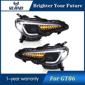

LED Strip Head Lamp for BRZ GT86 FT86 Headlights 2012-2019 for Front Lights Turn Signal With Sequential Indicator