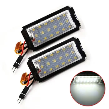 

White LED License Plate Lights 6000K For Fiat 500 Super Bright 12V Rear