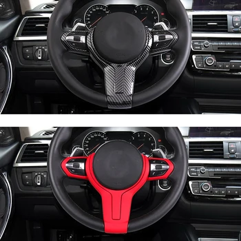 

For BMW F10 F30 F25 F48 F22 F34 Car Steering Wheel Front Rear Sticker Universal Decoration Cover Trim Fit Automobiles Accessorie