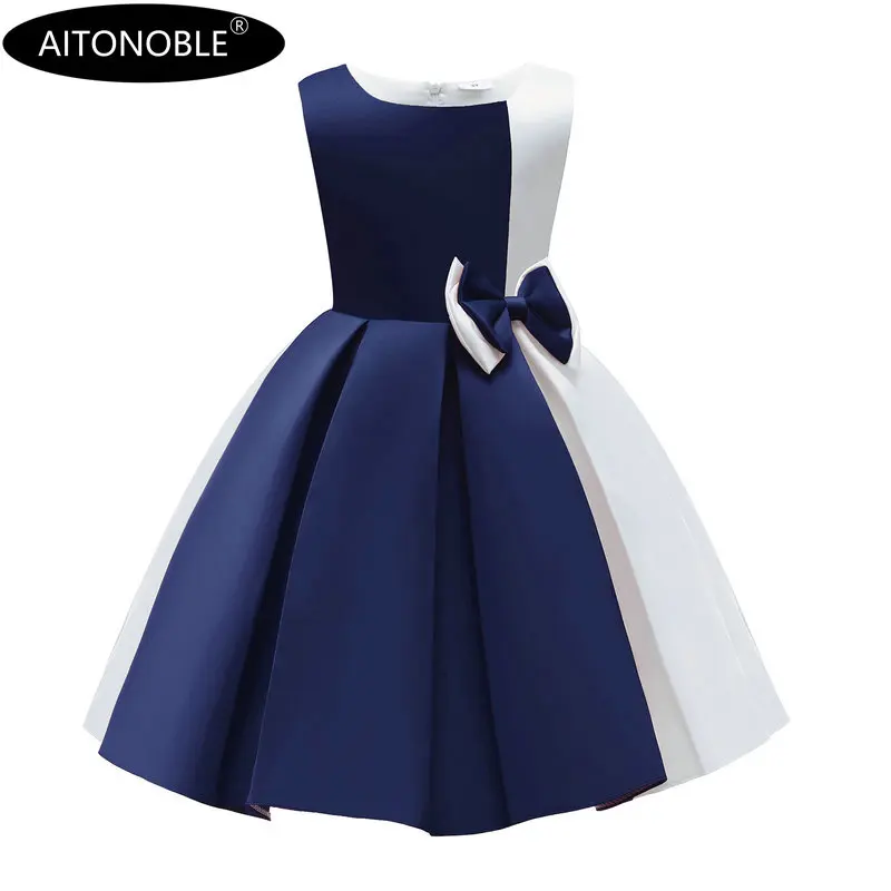 Aitonoble Summer New Costume Gilrs Dress Girl's Dress Princess KidsSkirt Cosplay For Girls With a Gift Bag