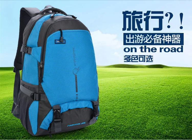 Оксфорд водонепроницаемый рюкзак для скалолазания, треккинга, путешествий, 45л, походные сумки для кемпинга, мужской рюкзак для улицы