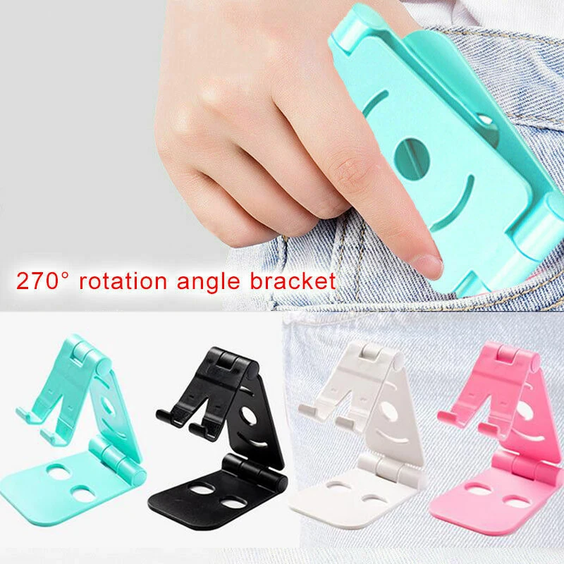 

Portable Mini Mobile Phone Holder Foldable Desk Stand Holder Adjustable Universal for iPhone Android Phone
