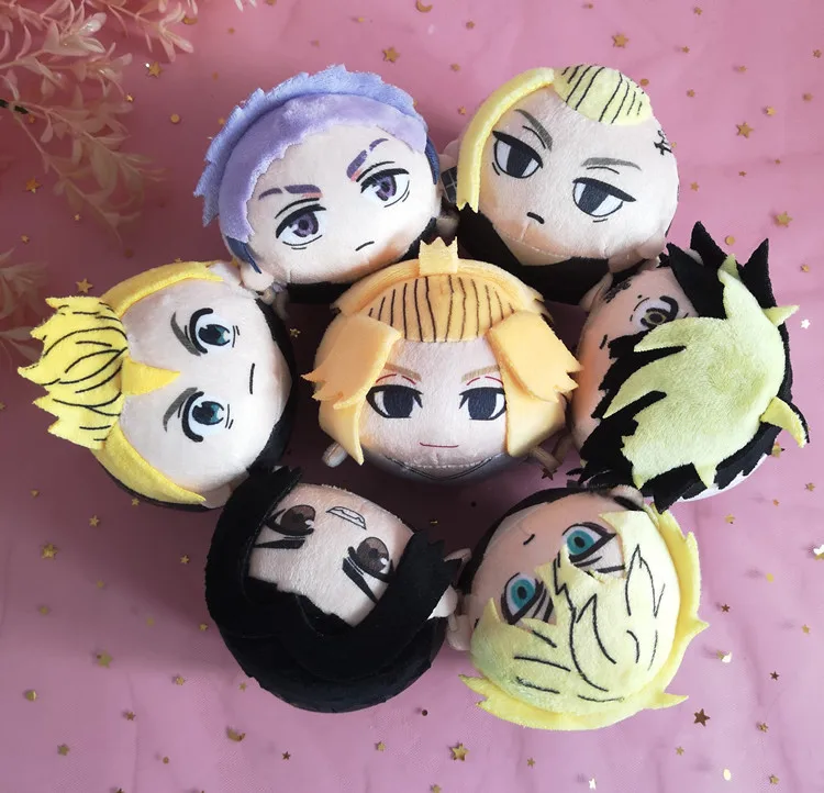 

Tokyo Revengers Plush Toy Stuffed Soft Anime Manjiro Ken Takemichi Hinata Atsushi Doll Toy Christmas Gift For Kids