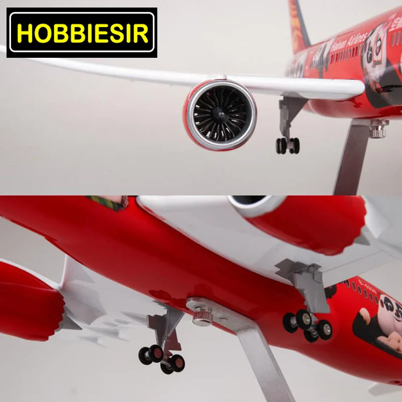 43 см 1/130 Boeing B787 Самолет Китай Hainan авиакомпания Игрушечная модель самолета W свет& колесо литье под давлением пластиковые смолы коллекция самолетиков