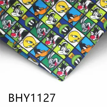 

Half yard 45*140cm cartoon print polyester cotton patchwork fabric mask 1127