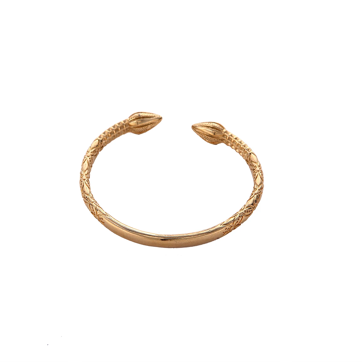 Ethiopian Real Man Jewelry Accessories Gold Color Opening Embossing Charm Bangles 5