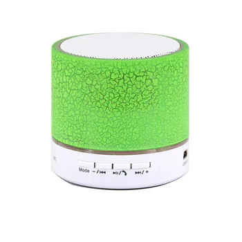 

Hot Fashion A9 Smart LED Light Crack Mini Wireless Portable Bluetooth Stereo Speaker Support TF card/USB flash drive/FM