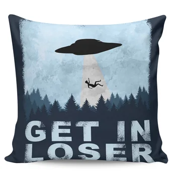 

Ufo Sky Forest People Pillow Covers Cases Cushion Pillowcase Square Print