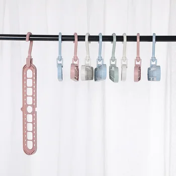 

360 Rotating Magic Clothes Hanger Multi-function Nine-hole Hangers For Clothes Wardrobe Organizer Cabinet Storage Rack Coat Rack