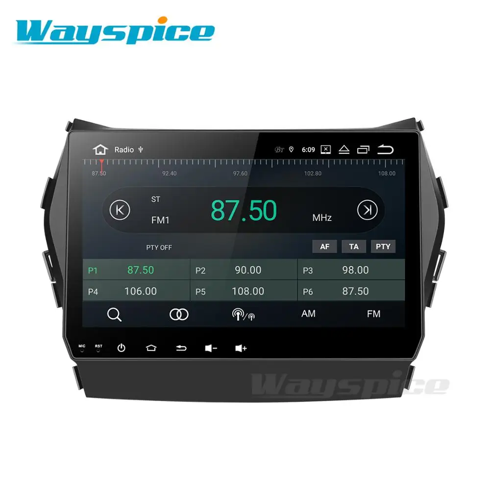 Автомобильный dvd gps Видео Радио плеер 1 din для hyundai IX45 Santa fe 2013 автомобильный навигатор Android 9,0 PX6